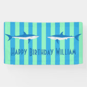 Shark Party Banner (Horizontaal)