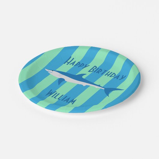 Shark Party Paper Bord (Gekanteld)