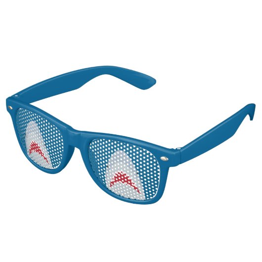 Shark Party Shades Retro Zonnebril (Gekanteld)