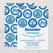 Shark Party (Shark Party) Kaart (Voorkant / Achterkant)