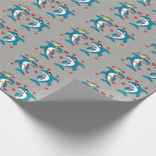 Shark Pattern Cadeaupapier (Hoek)