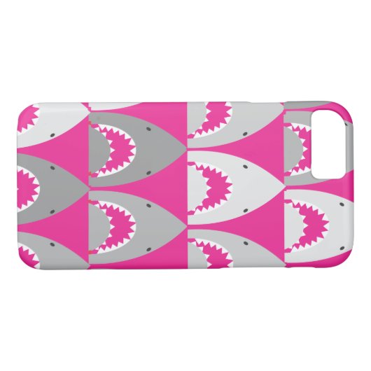 Shark Pattern Case-Mate iPhone Case (Achterkant (Horizontaal))