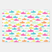 Shark Pattern Inpakpapier Vel (Voorkant)