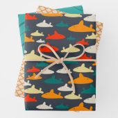 Shark Pattern Inpakpapier Vel (In situ)