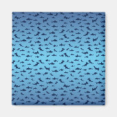 Shark PAttern Magneet (Voorkant)
