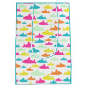 Shark Pattern Medium Cadeauzakje (Achterkant)