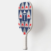Shark Pattern Pickleball Paddle (Links)