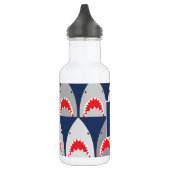 Shark Pattern Roestvrij Staal Water Waterfles (Links)