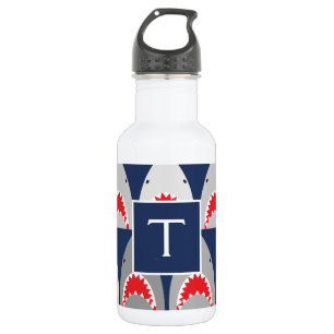 Shark Pattern Roestvrij Staal Water Waterfles