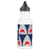 Shark Pattern Roestvrij Staal Water Waterfles (Rechts)