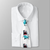 Shark Pattern Stropdas (Gebonden)