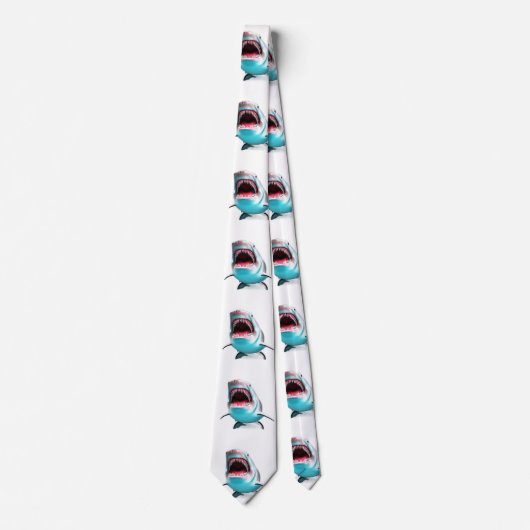 Shark Pattern Stropdas (Voorkant)