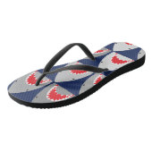 Shark Pattern Teenslippers (Schuin)