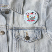 Shark Peanut Allergy Alert Persoonlijk Ronde Button 5,7 Cm (In situ)