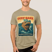 Shark Pei Week: Deep Bark 3D Tri-Blend Shirt (Voorkant)