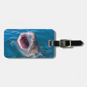 Shark Photo Bagagelabel