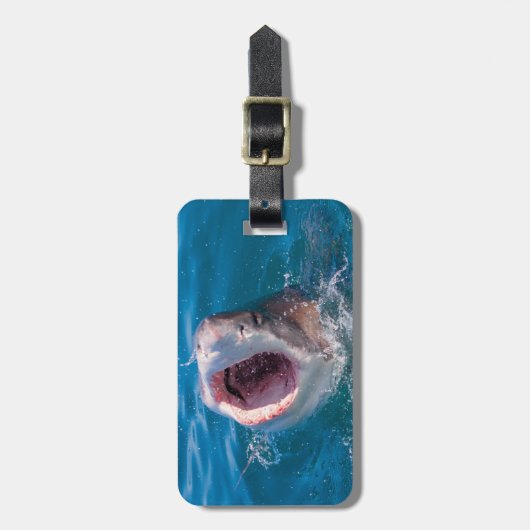 Shark Photo Bagagelabel (Voorkant verticaal)