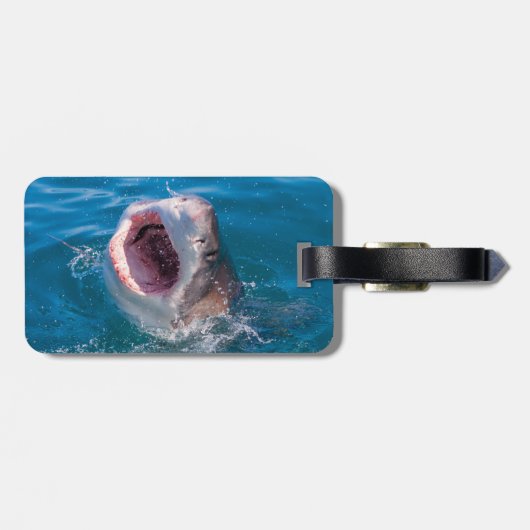 Shark Photo Bagagelabel (Achterkant horizontaal)