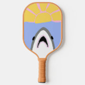 Shark Pickleball Paddle - Groot Wit (Achterkant)