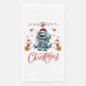 Shark Pile Christmas Pet Xmas Servet (Voorkant)