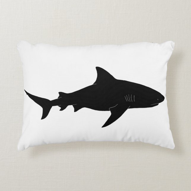 Shark Pillow Accent Kussen (Voorkant)