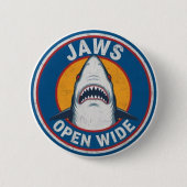 Shark pin ronde button 5,7 cm (Voorkant)