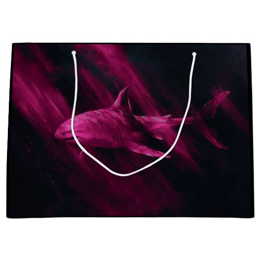 Shark Pink Groot Cadeauzakje (Voorkant)