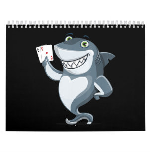 Shark Poker Player - Funny Poker Gift Kalender