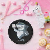 Shark Poker Player - Funny Poker Gift Papieren Bordje (Feest)