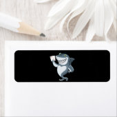 Shark Poker Player - Funny Shark Gifts Etiket (Insitu)
