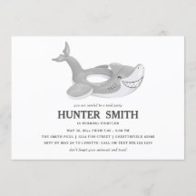 Shark Pool Float Birthday Pool Party