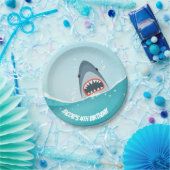 Shark Pool party boy Ocean Under the Zee Borden Papieren Bordje (Feest)