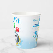 Shark Pool Party Kids Verjaardag Papieren Bekers (Links)