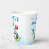 Shark Pool Party Kids Verjaardag Papieren Bekers (Rechts)