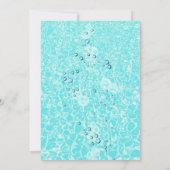 Shark Pool Verjaardag Party Boy 1st Verjaardag Kaart (Achterkant)