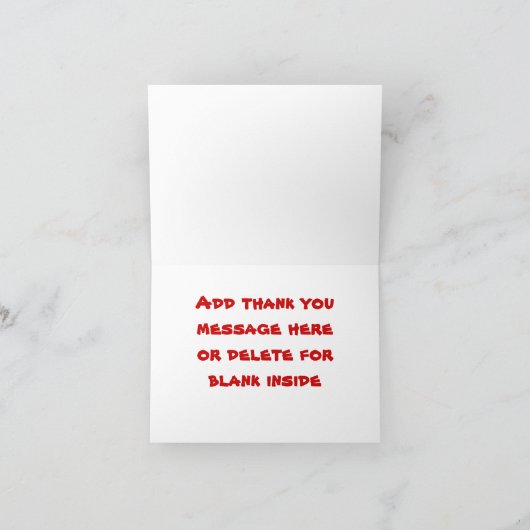 Shark Pool verjaardagsfeestje Bedankt Opmerking Ka (Binnen)