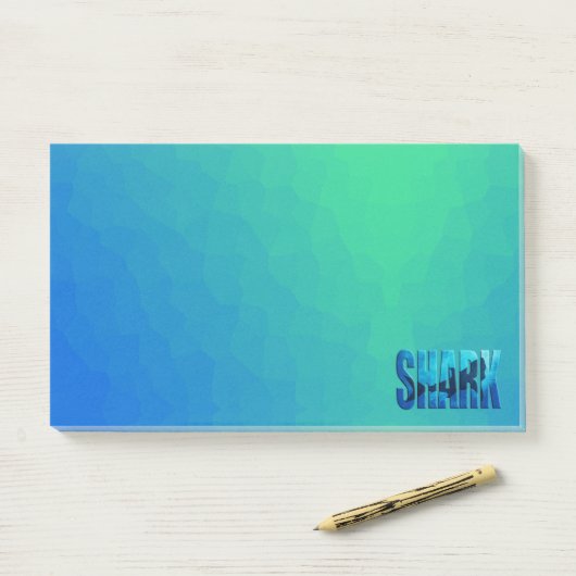 shark post-it notes (Op bureau)