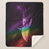 Shark Pride 3 sizes Sherpa Deken (Voorkant)