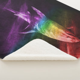 Shark Pride 3 sizes Sherpa Deken