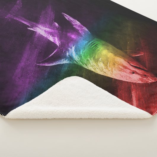 Shark Pride 3 sizes Sherpa Deken (3/4)