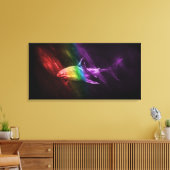 Shark Pride Canvas Afdruk (Insitu (Woonkamer))