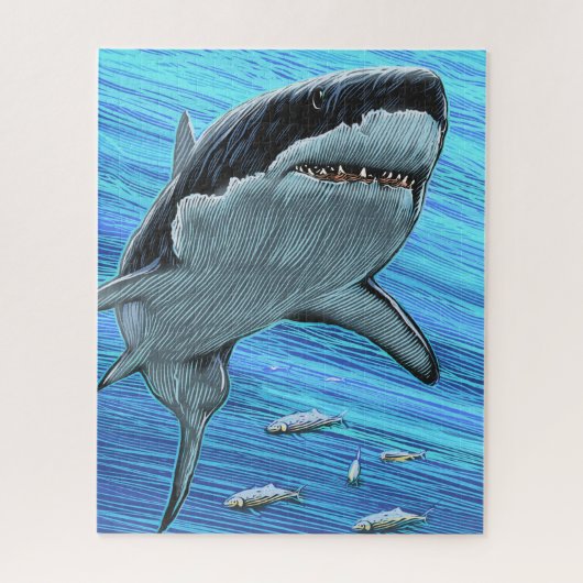 Shark Puzzle Legpuzzel (Verticaal)