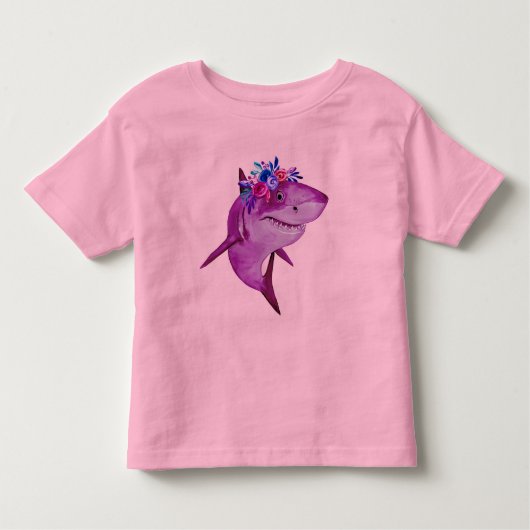 Shark Queen Kinder Shirts (Voorkant)