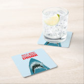 Shark Quote: Je hebt een grotere Drink nodig Kartonnen Onderzetters (Insitu)