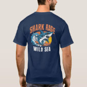 Shark Rage: Wild Zee Graphic T-shirt (Achterkant)