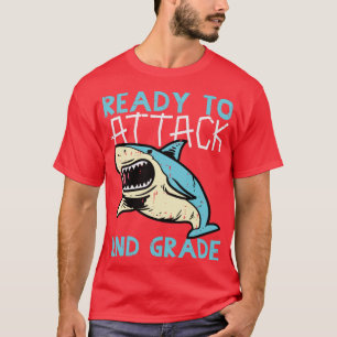Shark Ready to Attach 2e Grade 2e Grade 1e dag O T-shirt