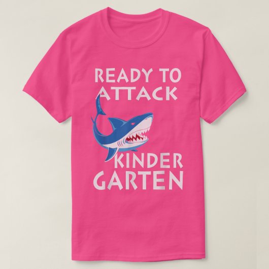 Shark Ready to Attack Kindergarten T-shirt (Design voorkant)