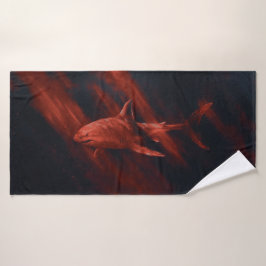 Shark Red 30 X 60 Bath Towel Badhanddoek