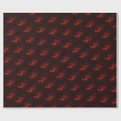 Shark Red Cadeaupapier (Vlak)