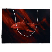 Shark Red Groot Cadeauzakje (Achterkant)